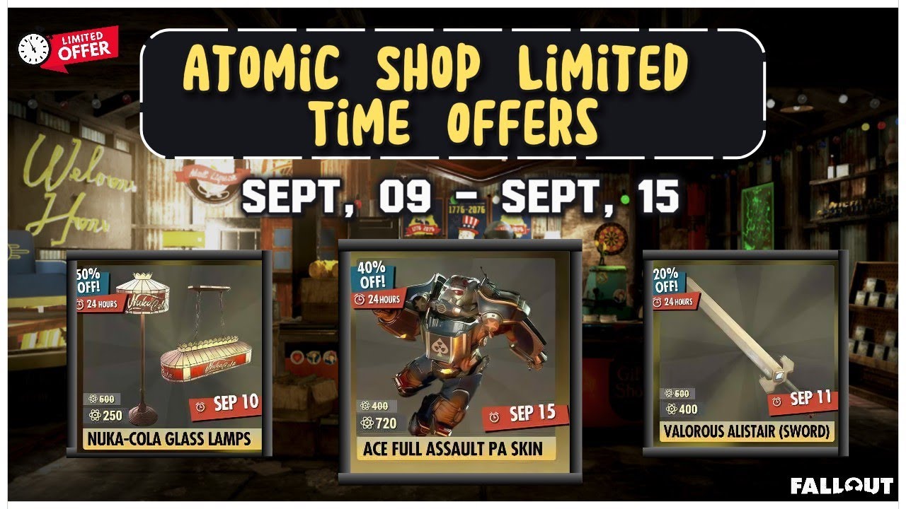 Armor Ace Is Back! But Only For A Limited Time In The Fallout 76 Atom Shop......