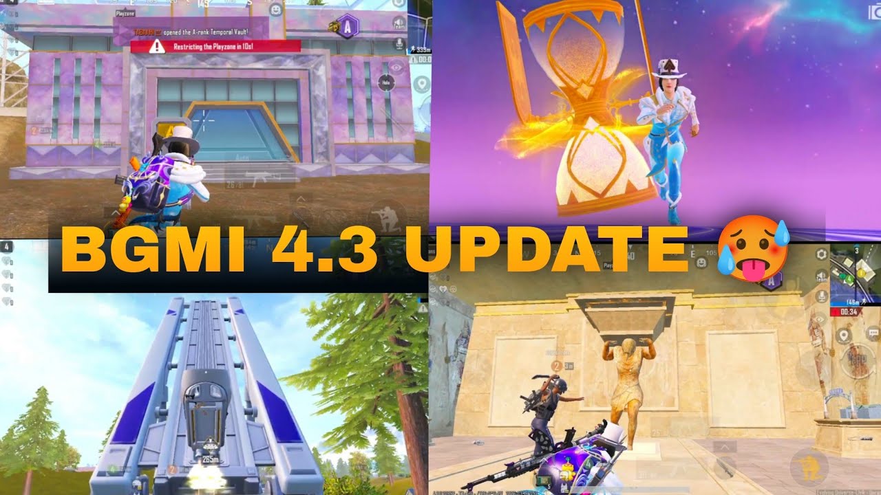 BGMI 4.3 UPDATE EXPLORE 🤗 WHATS NEW EVENT!! NEW MODE , NEW ITEMS, FREE SKINS ALL IN ONE 👍!!