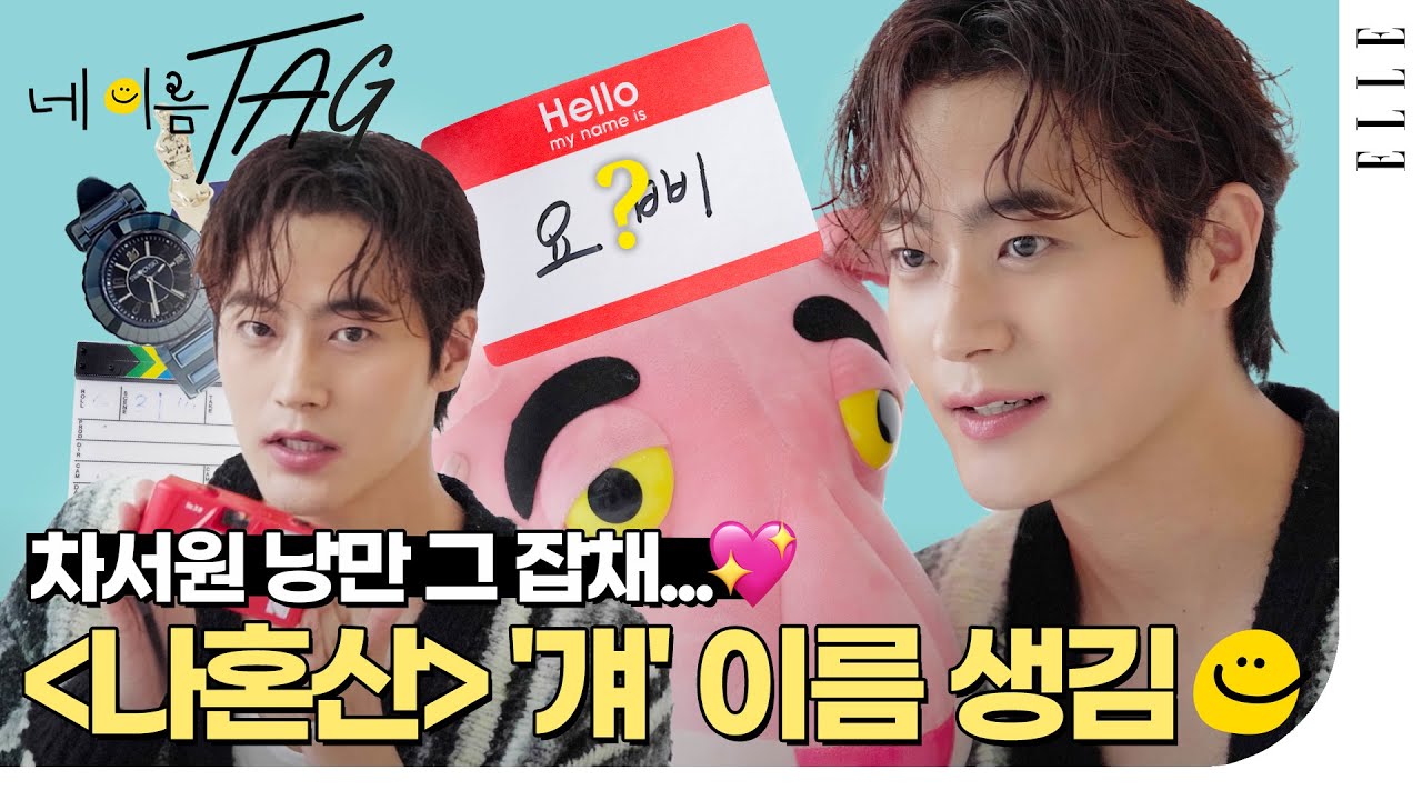 은은한 광기가 느껴진다..🤭 '나혼산' 차서원이 애장품 이름 짓는 법 (feat. #낭또 #나혼자산다)  | ELLE KOREA