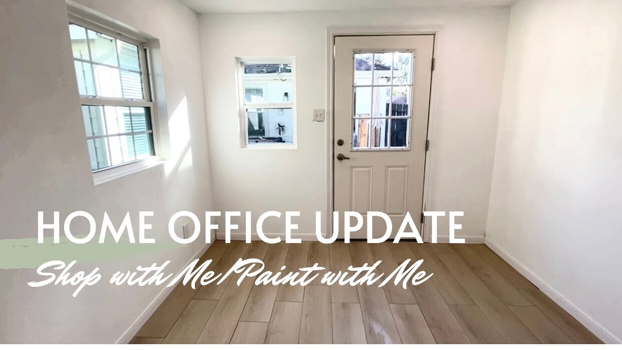 She Shed/Home Office Update|Shop with Me| Paint with Me| pt 1