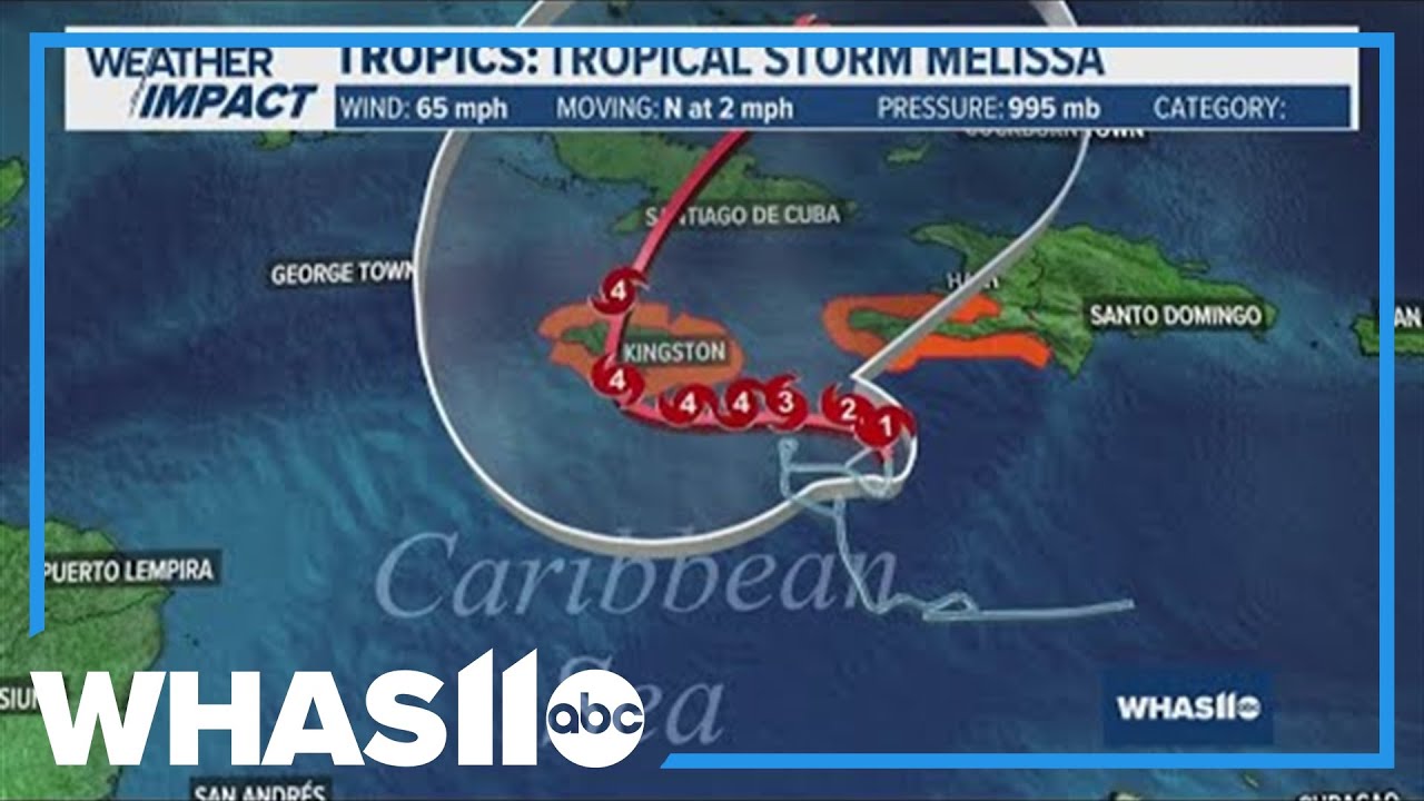 Tropical storm Melissa threatens Caribbean, could become major hurricane