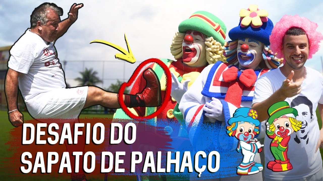 ZICO CONVIDA PATATI PATATÁ PARA DESAFIO COM SAPATO DE PALHAÇO | Canal Zico 10