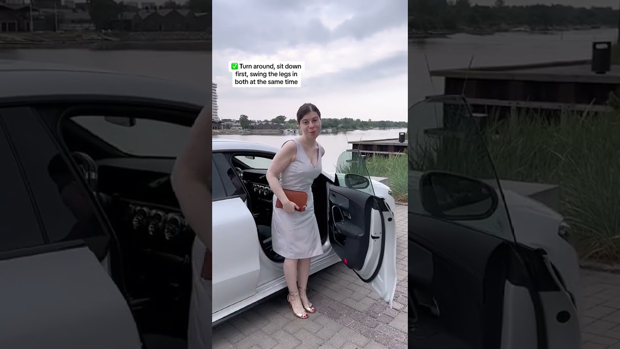 How to elegantly enter and exit a car?