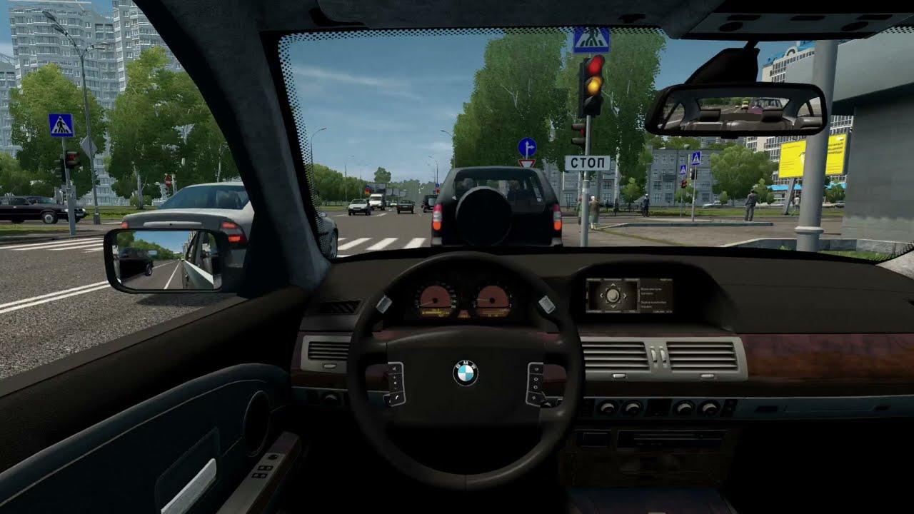 City Car Driving  BMW 760i E65 Fast Driving