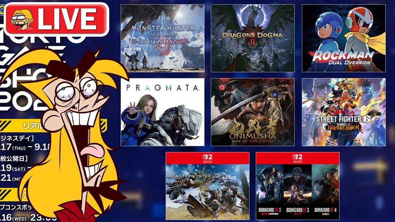 CAPCOM TOKYO GAME SHOW EVENT, LIVE! 🔴Full Stream🔴 (9-16)