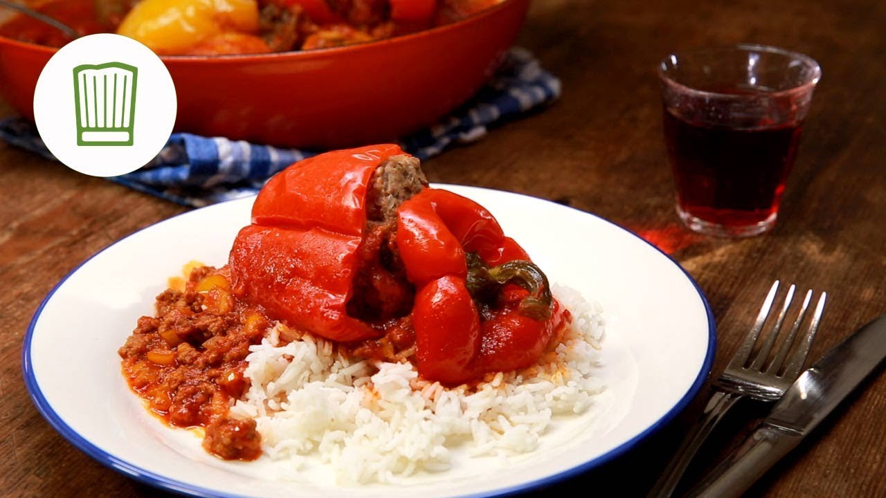 Gef&uuml;llte Paprika mit Hackfleisch | Chefkoch.de