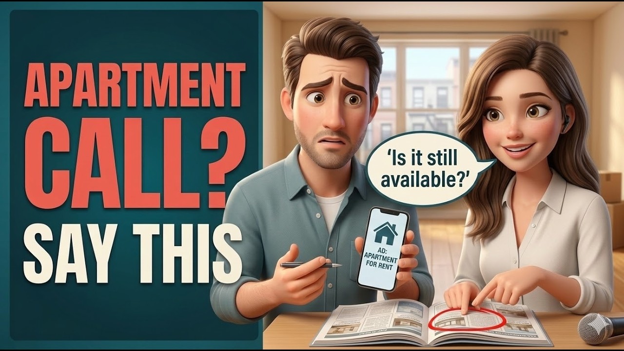 English Conversation for Apartment Hunting | Landlord Questions Explained