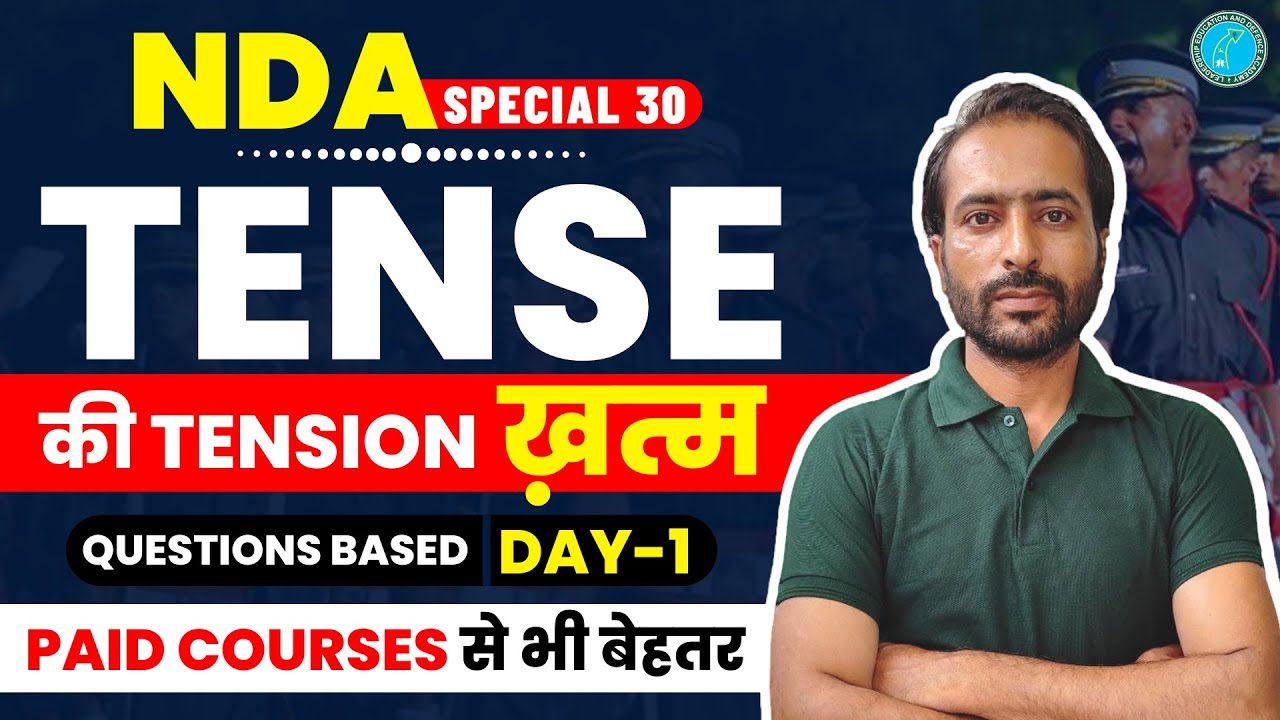 🔴 (DAY-2) Tense for NDA Exam in One Shot | NDA English Crash Course 2022 | LEAD ACADEMY