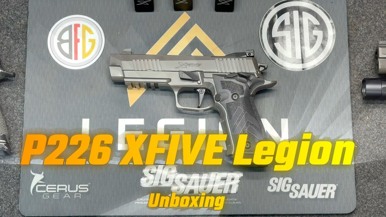 Распаковка SIG P226 XFIVE Legion