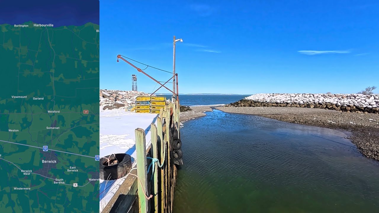 Blue Sky Winter Drive | Berwick to Harbourville | Nova Scotia #canada #travel #explore #adventure