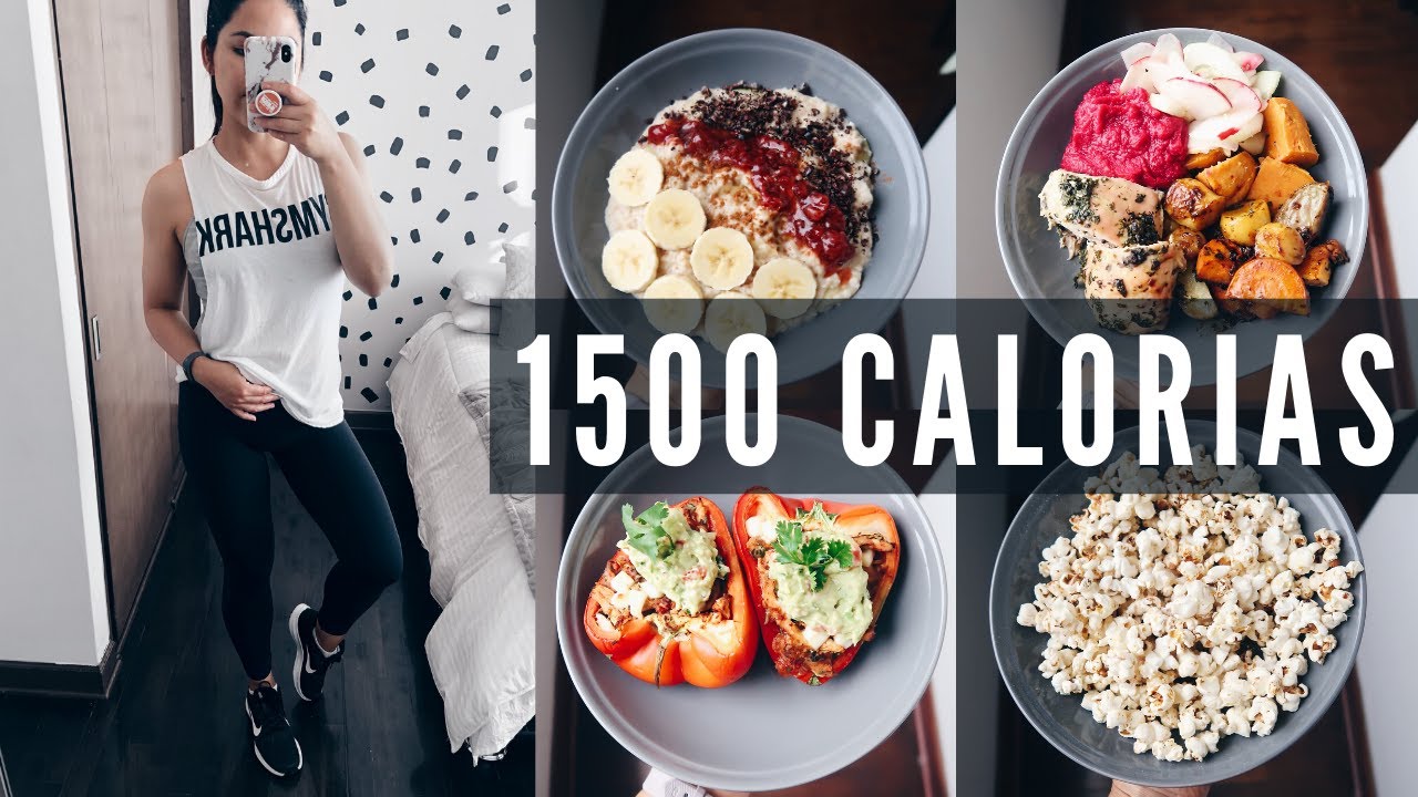 1500 CALORIAS - LO QUE COMO EN UN DÍA | Michela Perleche