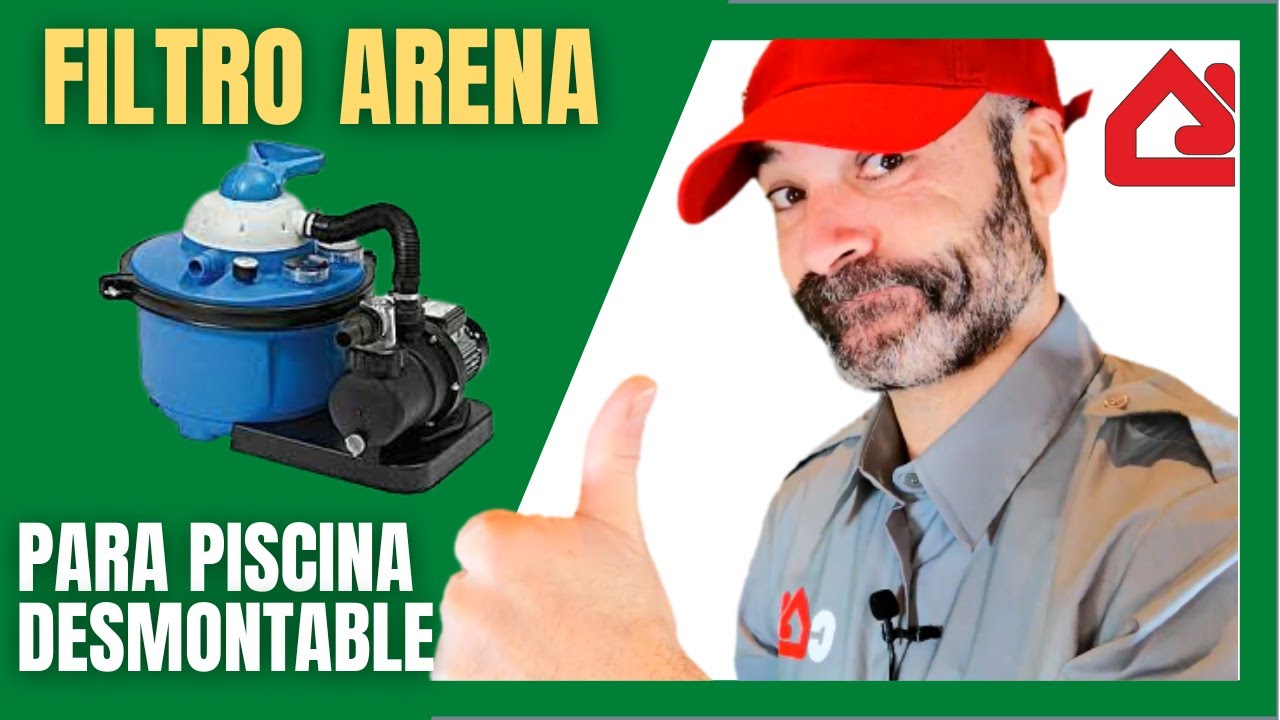 INSTALACIÓN de un FILTRO de Arena para PISCINAS Desmontables🏊‍♂️