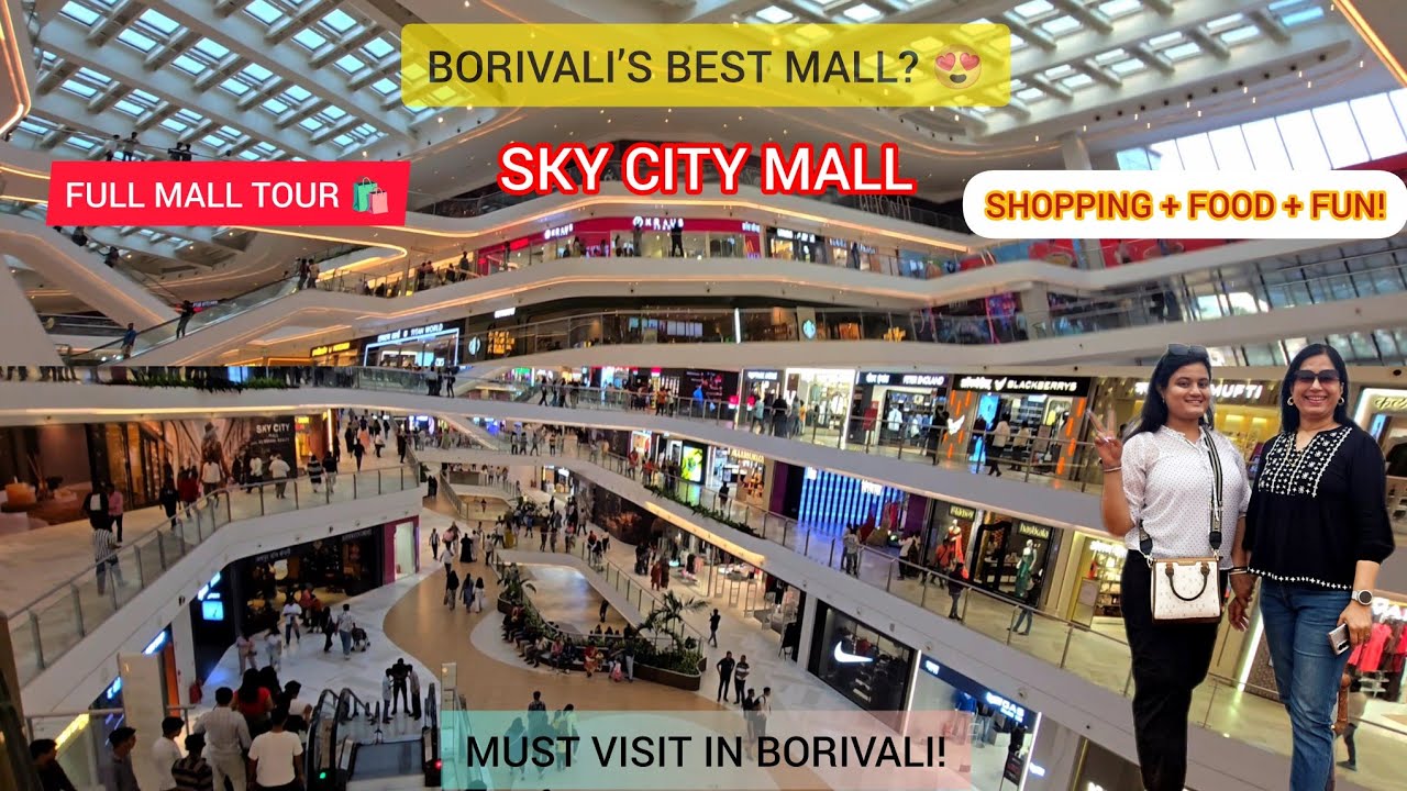 Sky City Mall Borivali Full Tour | Shopping, Food Court & Fun || Dubai Style Mall | @sassyShristi 