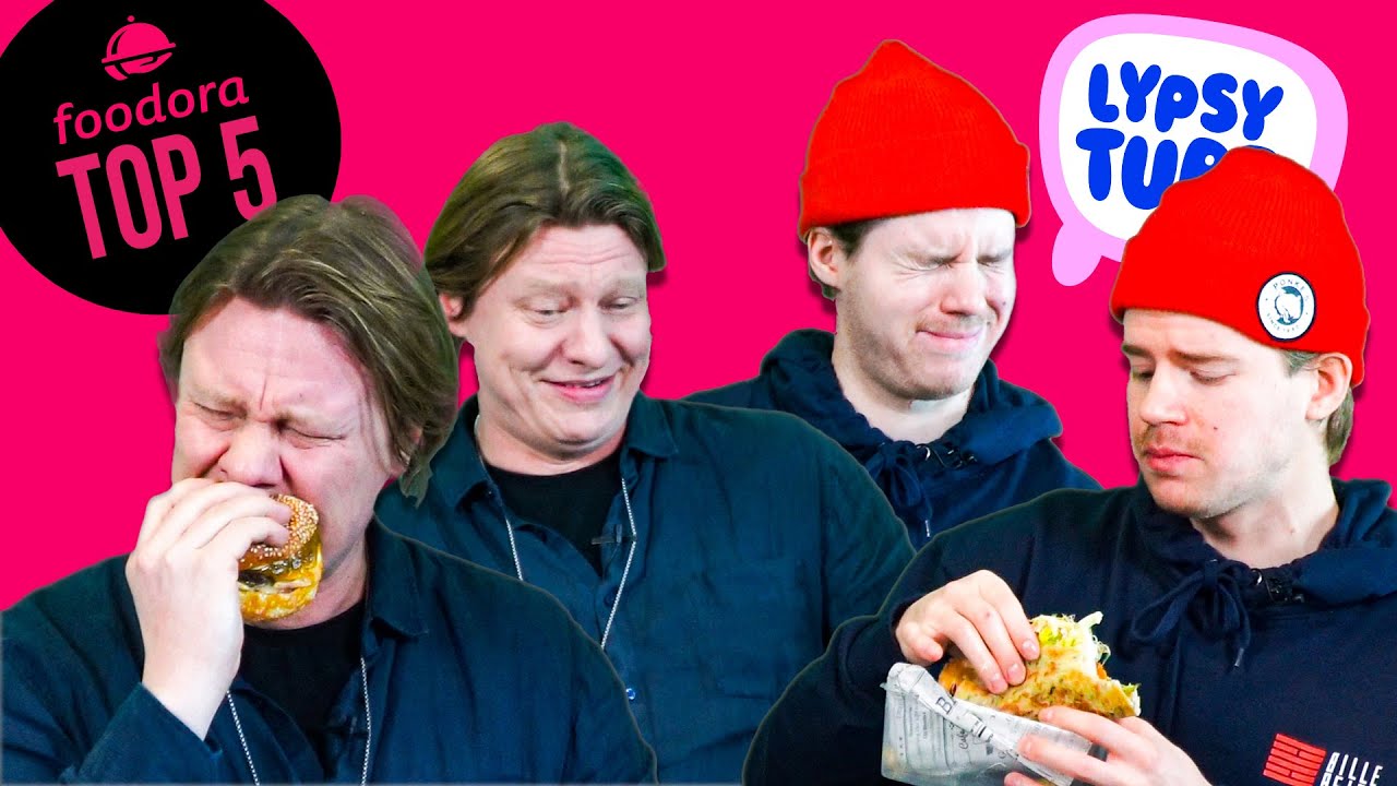 Jaajo ja Tuke testaa foodoran TOP 5 suosituimmat ateriat!!!