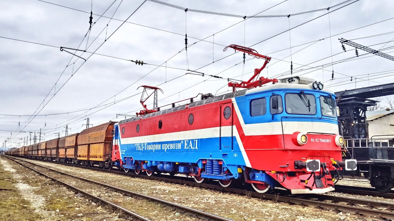 Trainspotting view Bulgaria:🎥 Serbian 060EA for TBD. 46 109.7 with train 50510 in Voluyak station.