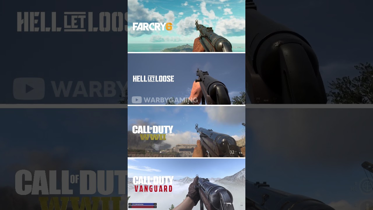 MP40 Comparison | Far Cry 6 vs Hell Let Loose vs COD WW2 vs COD Vanguard