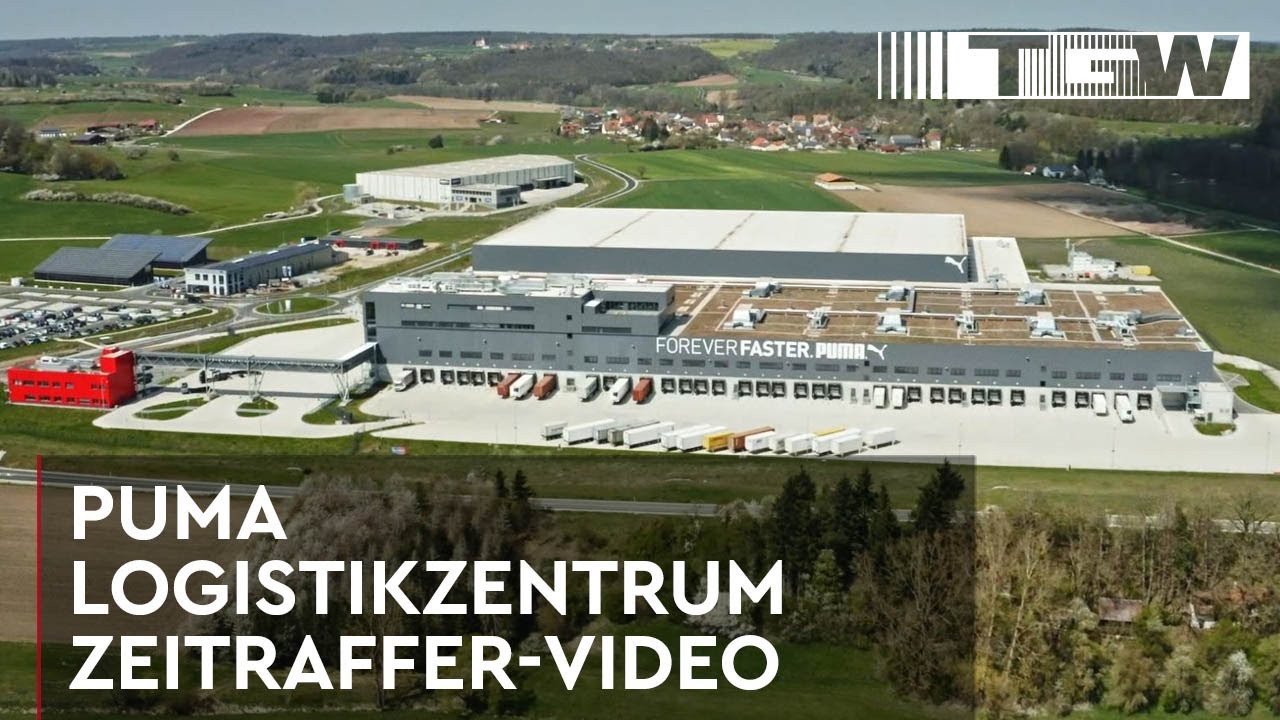 Hochautomatisierte Logistikdrehscheibe für PUMA (Zeitraffer) | TGW
