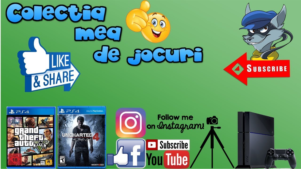Colecția mea de jocuri pentru PlayStation4