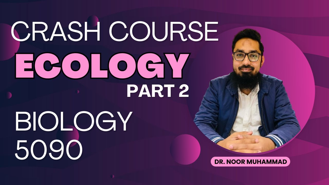 Crash Session of Ecology Part 2 | Biology 5090 | Dr. Noor Muhammad