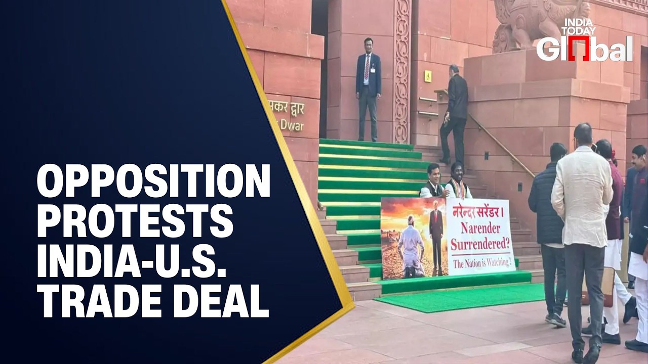 LIVE: Opposition Uproar Against India-US Trade Deal in Budget Session in Parliament