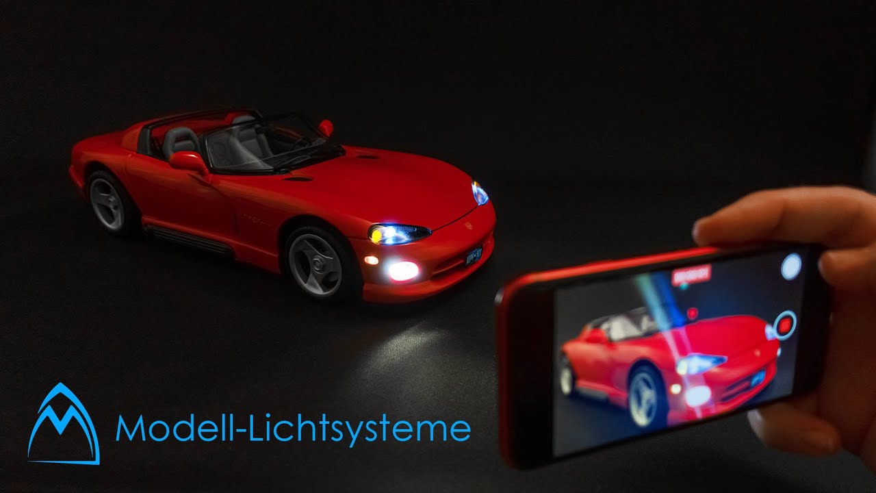1/12 diecast Dodge Viper RT10 wit LED lights