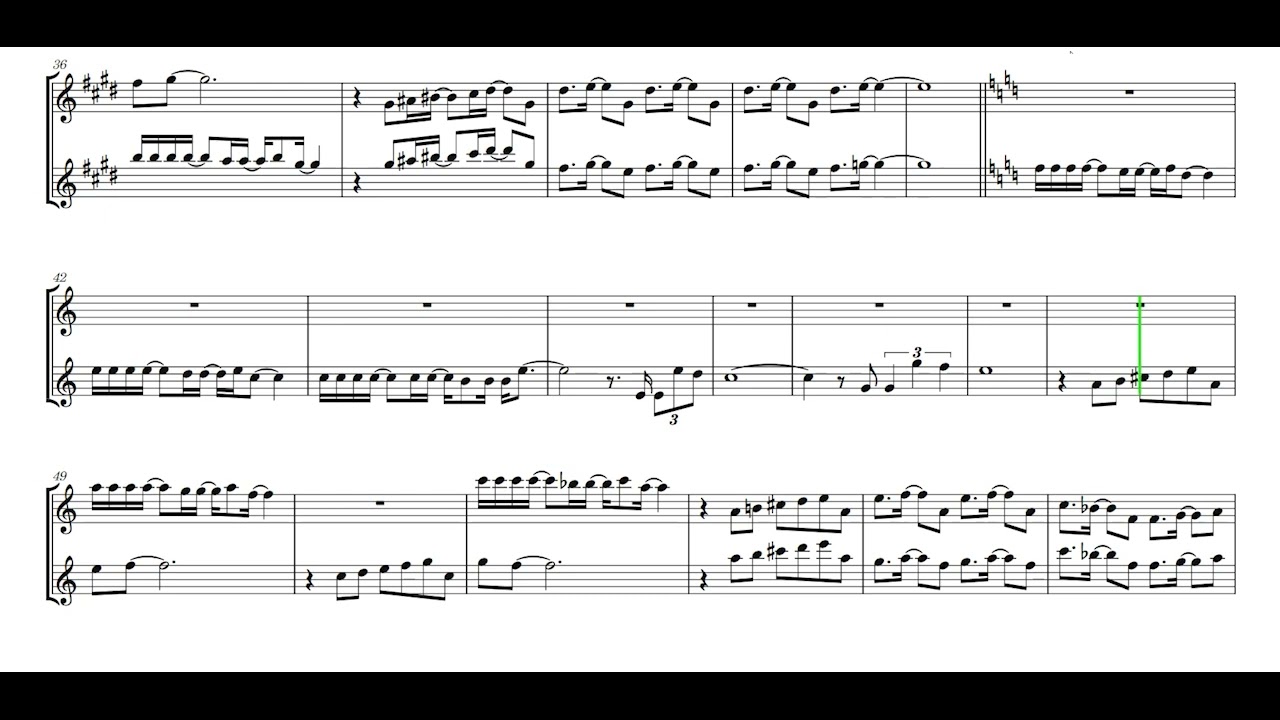 Vivo per lei - Bocelli / Giorgia - Soprano sax and Tenor sax duo Play Along
