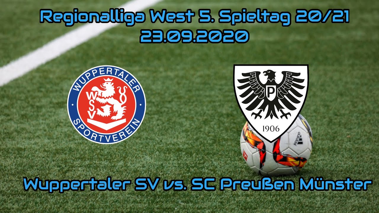 Wuppertaler SV vs. SC Preußen Münster | 5. Spieltag Regionalliga West 20/21