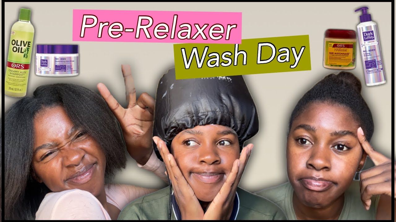 My Pre-Relaxer Wash Day Routine (Hair Reset)