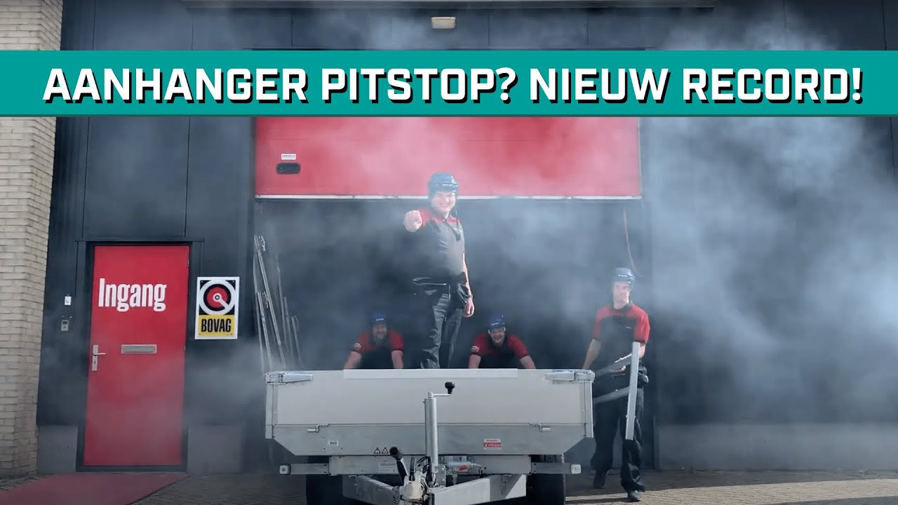 Aanhanger PitStop, nieuw record! - Aanhangwagendirect.nl