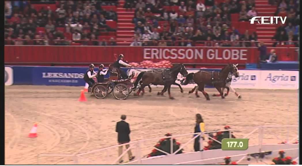 FEI World Cup Driving 2012/13 Stockholm - Werner Ulrich 1st Place