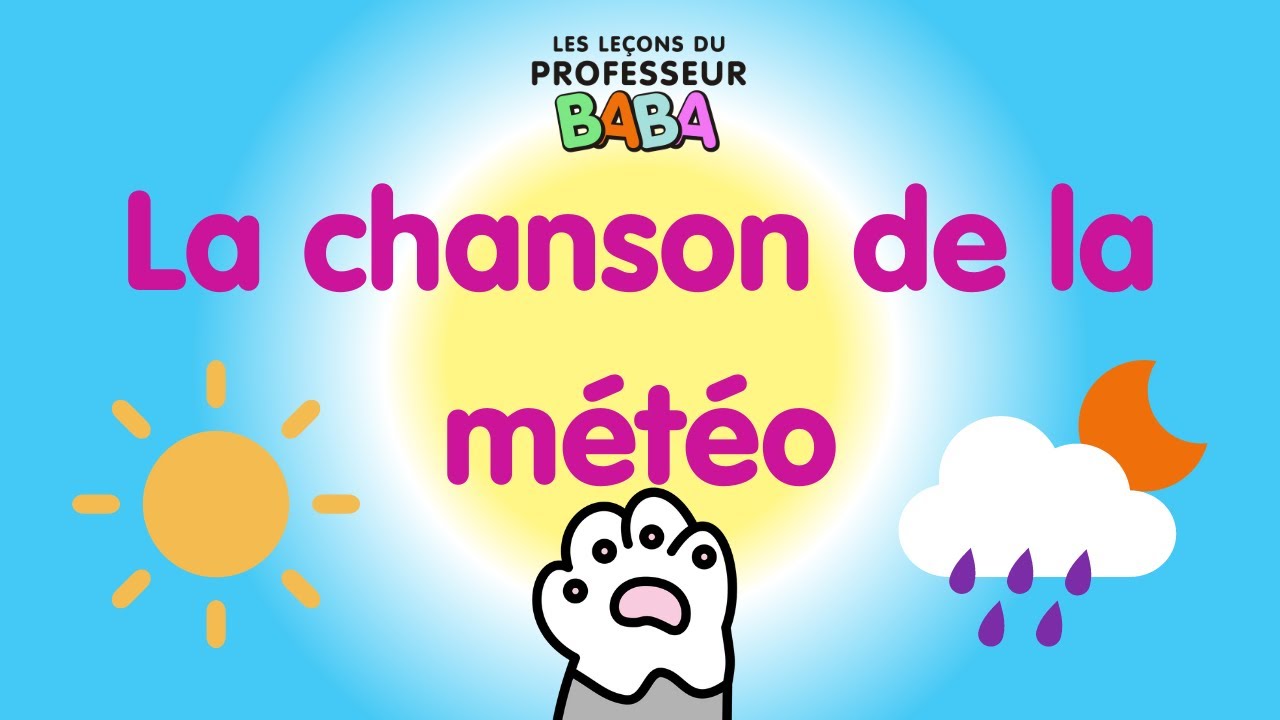 La chanson de la météo - Comptine éducative afro pop pour maternelles