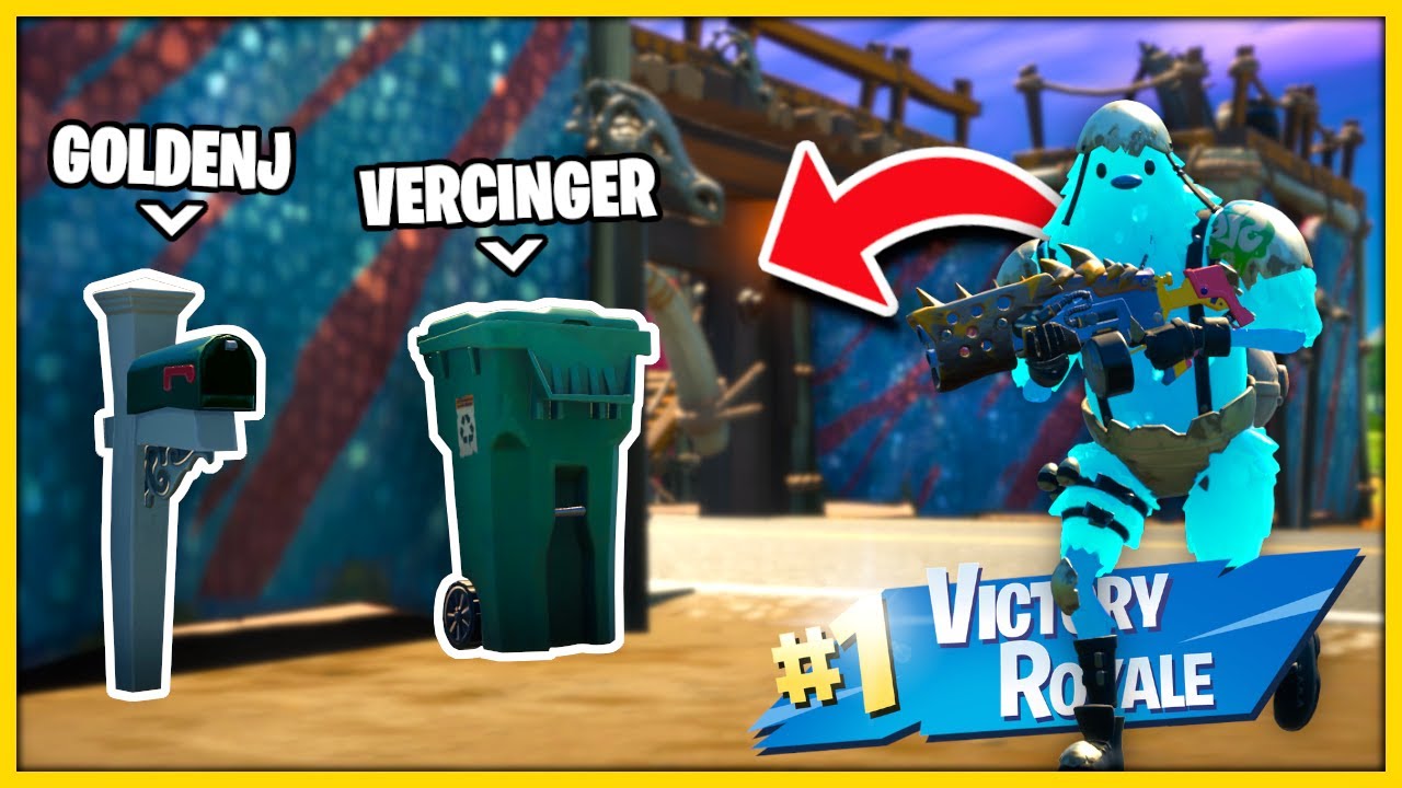 HAN SÅ OS IKKE! GEMMER OS SOM TING I FORTNITE • Dansk