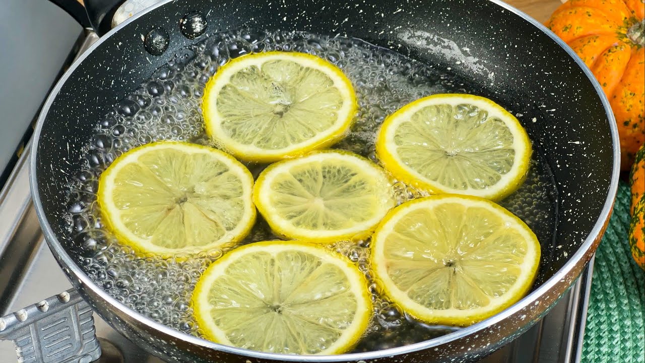 Боже, это так вкусно! Я жарю только лимон! Самый вкусный десерт за 5 минут!