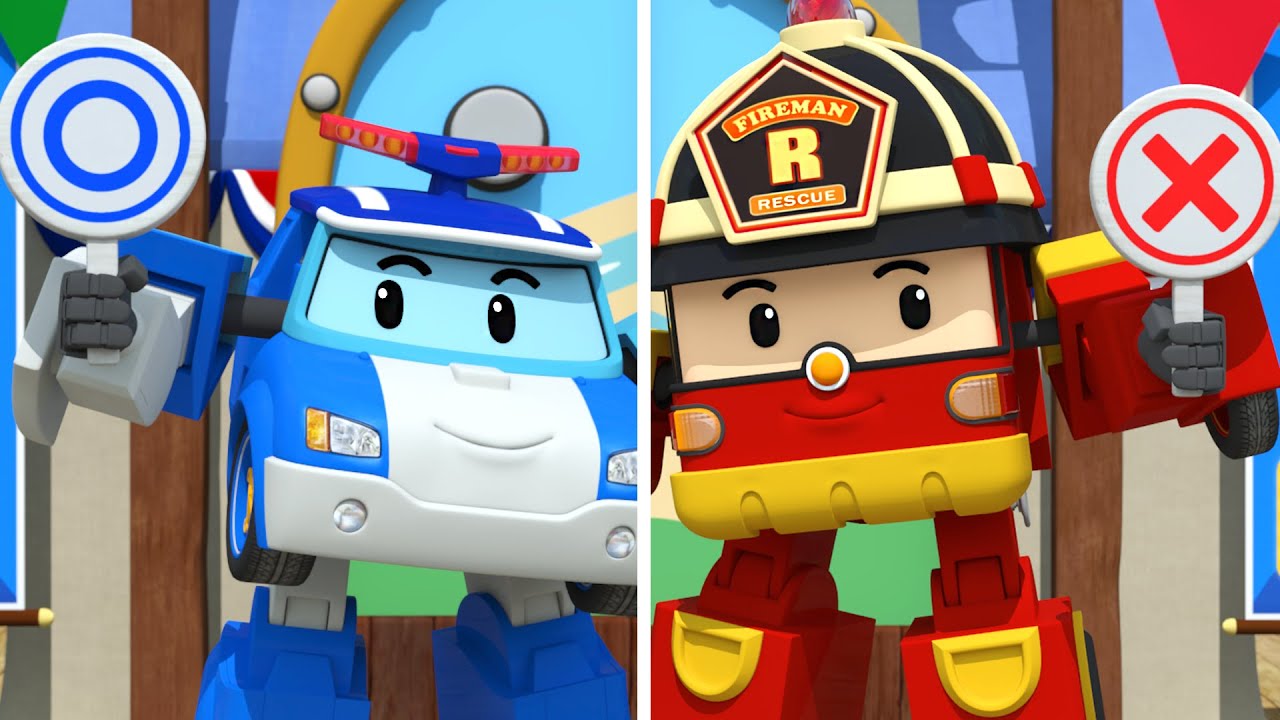 Quiz pour Enfants│Classe de Sécurité POLI│Qui va Gagner ?│Dessin Animé pour Bébé│Robocar POLI télé