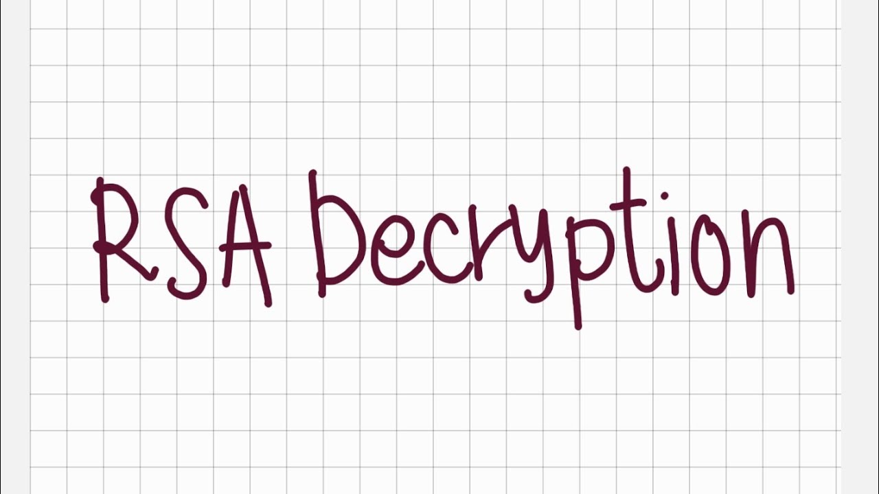 (malay) RSA Decryption 