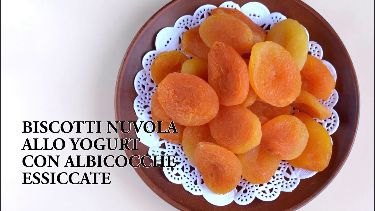 Biscotti nuvola allo yogurt con ALBICOCCA - ricetta nel video!
