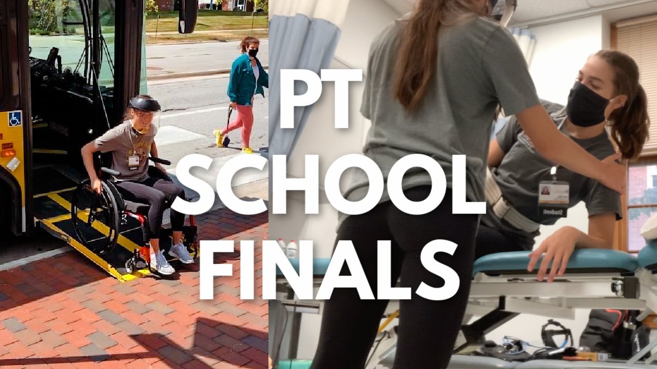 PT School Finals Week! | Grad School Week in Our Life