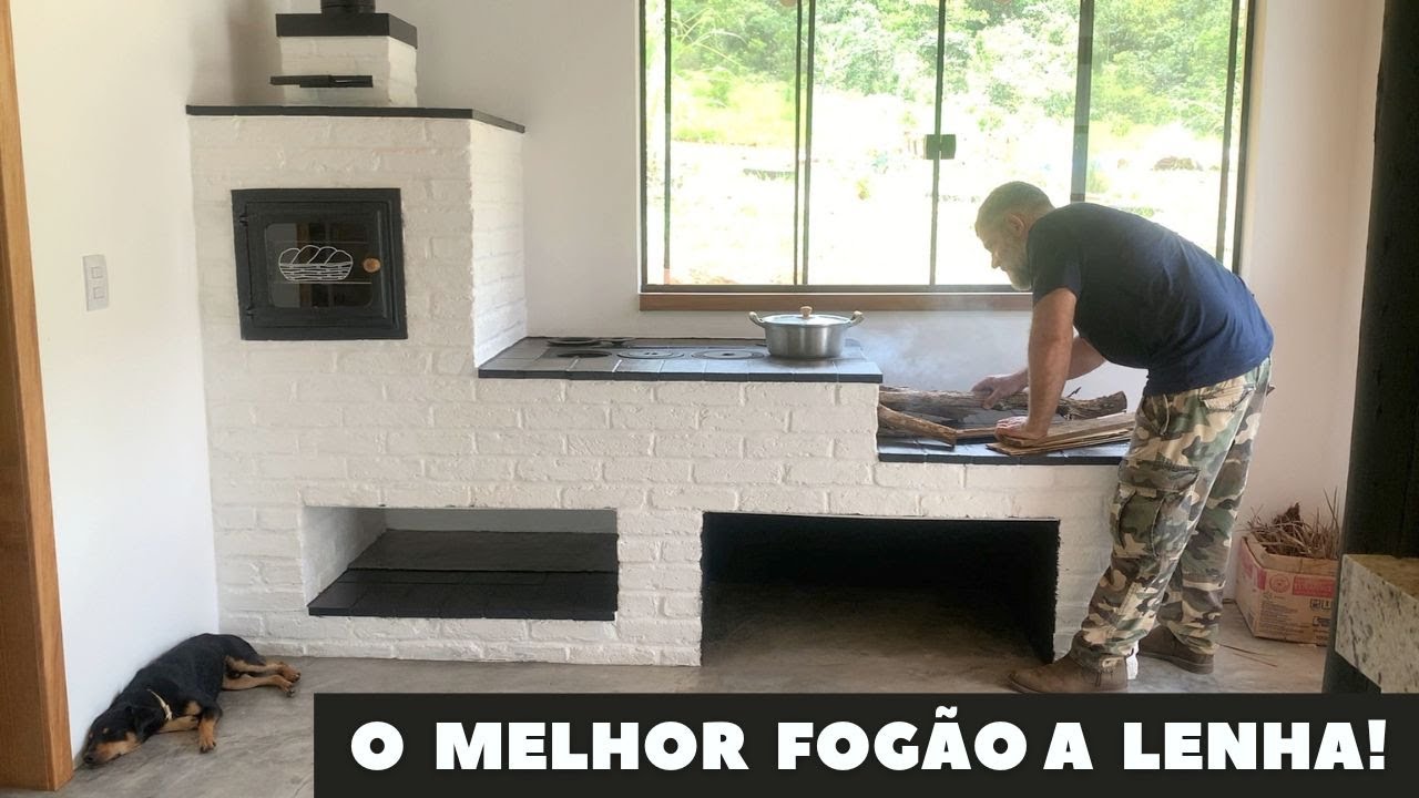 COMO FAZER FOGÃO A LENHA - PASSO A PASSO / HOW TO MAKE A WOOD-BURNING STOVE - STEP BY STEP