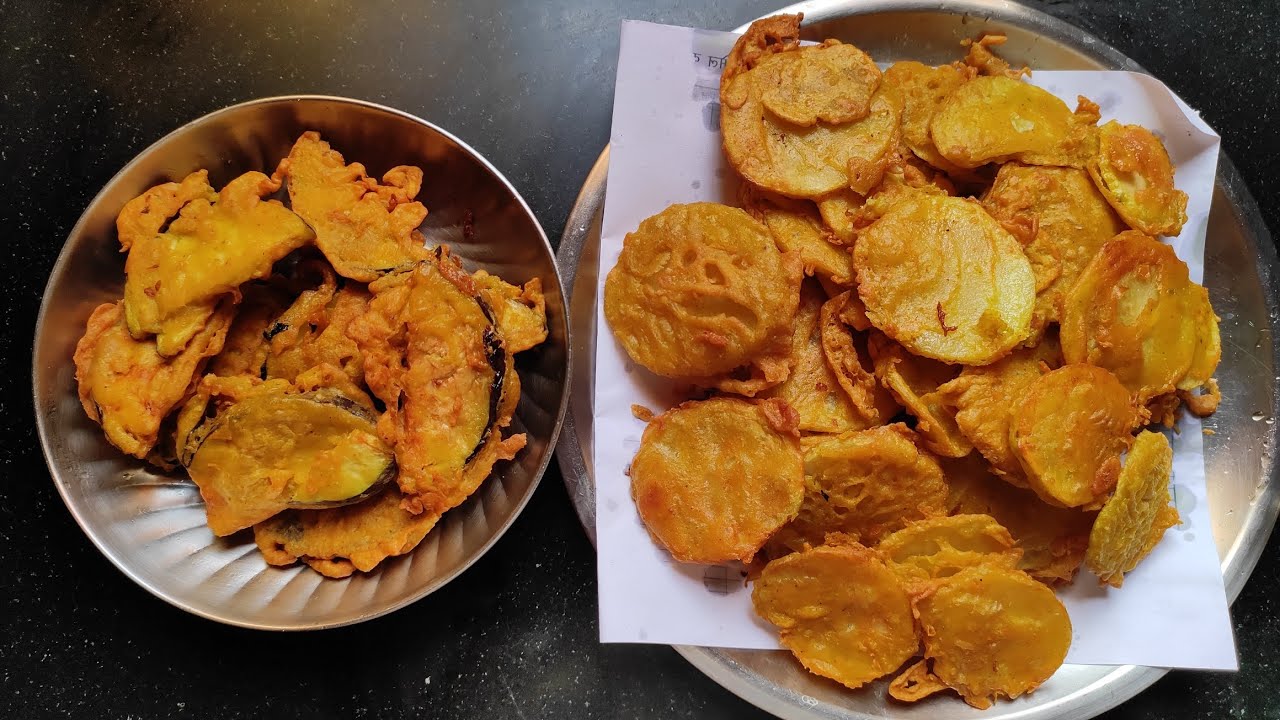 🔥🥔🍆 Kadak-Crispy Aloo–Baingan Slice Pakode 🤤😍 | Dadi Ke Haath Ka Jaadu 👵❤️ #FlavorsOfJoy