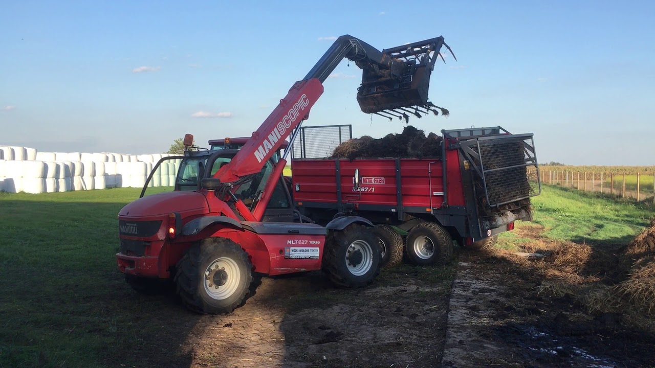 Manitou 627 + rozrzutnik Metalfach N267/1