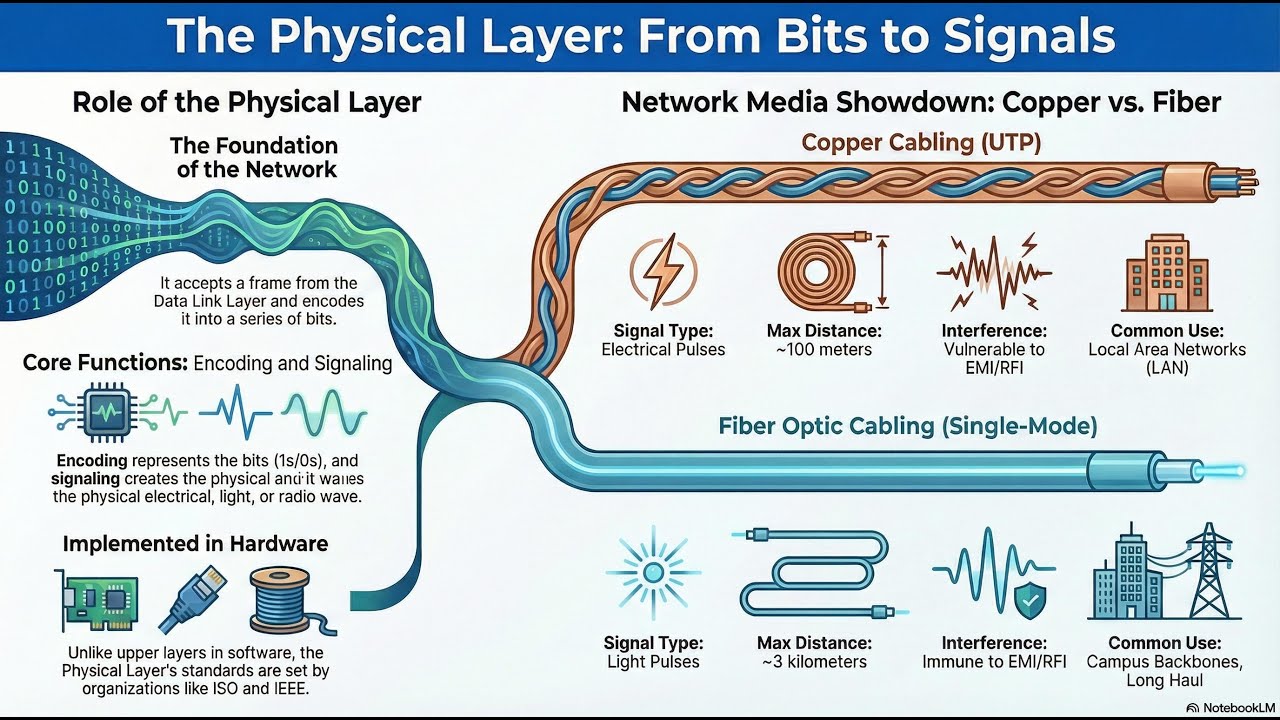 Physical Layer Basics | CCNA Networking #PhysicalLayer #NetworkingBasics #ccnalearning