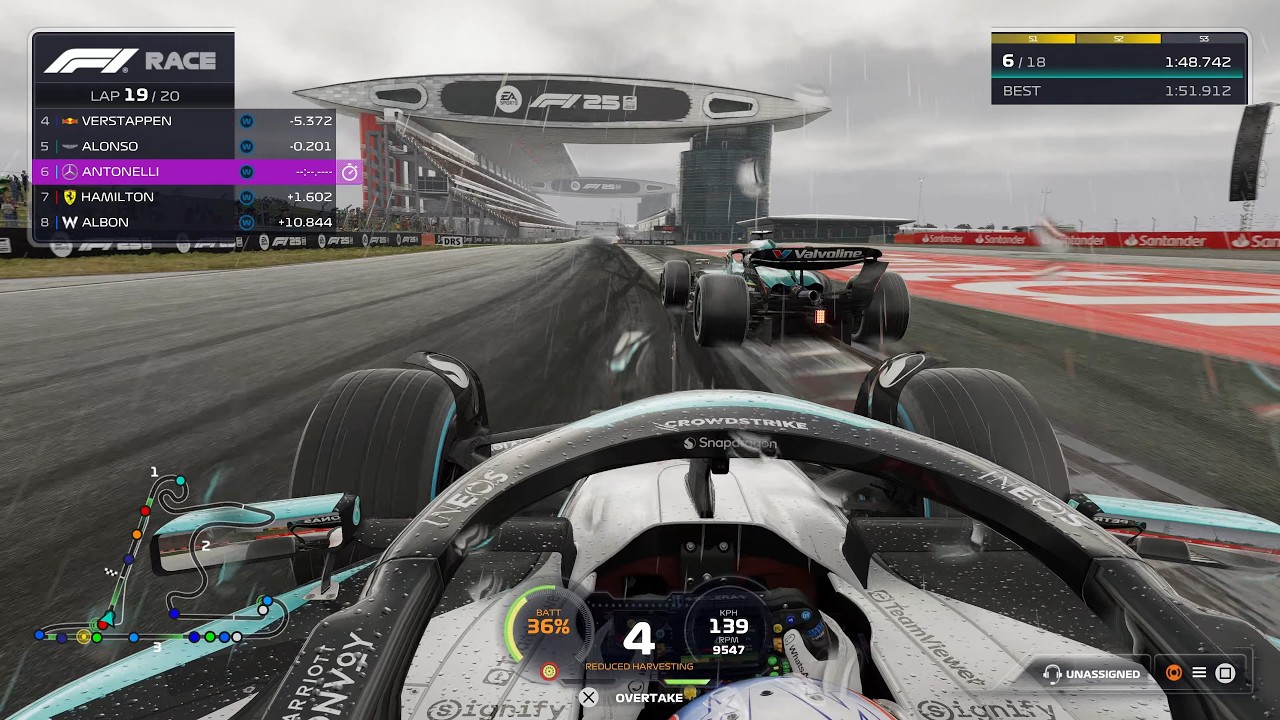 F1 25 | Shanghai | Mercedes F1 W16 E Performance | Antonelli