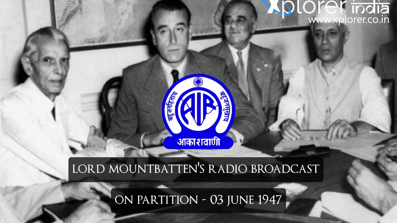 Lord Mountbatten | Broadcast on Partition - 04 June 1947 (With Subtitles)