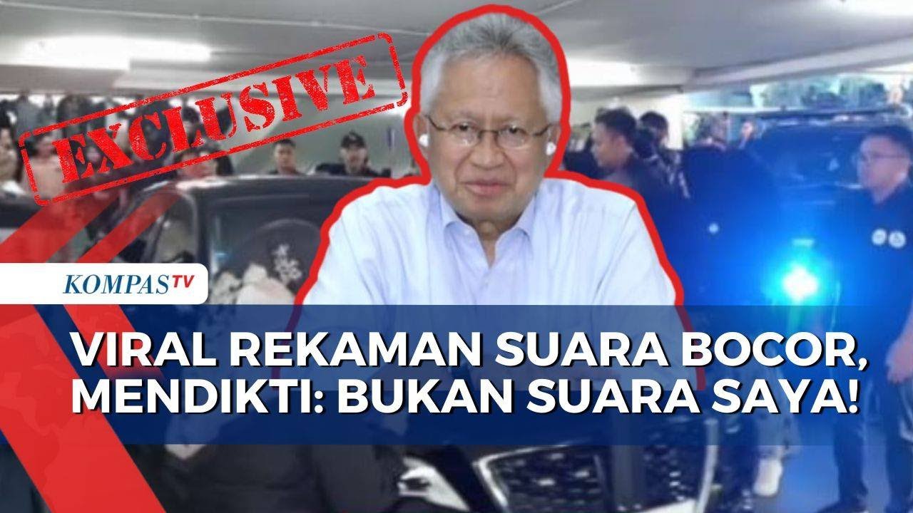 [FULL] Klarifikasi Mendikti Satryo Soal Viral Rekaman Suara dan Demo Pegawai