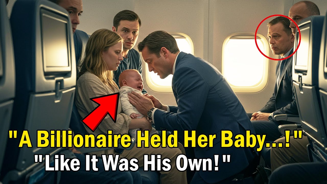 A Single Mom's Baby Was Crying on the Plane &mdash; Until a Billionaire Held Him Like a Father