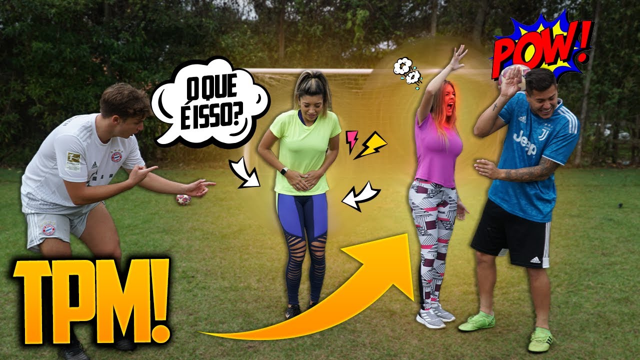 ELAS JOGARAM FUTEBOL DE TPM E DEU MUITO RUIM!!