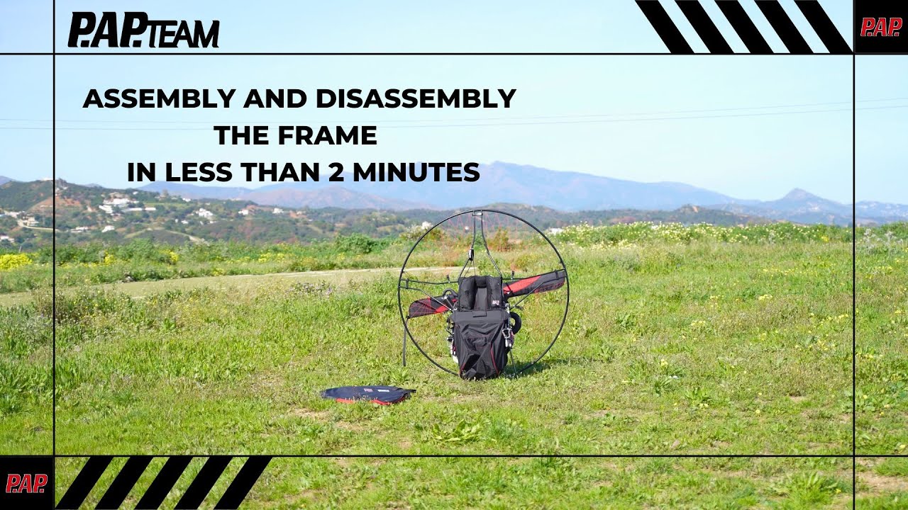 Easiest paramotor frame to Assemble and Disassemble, the TINOX V2