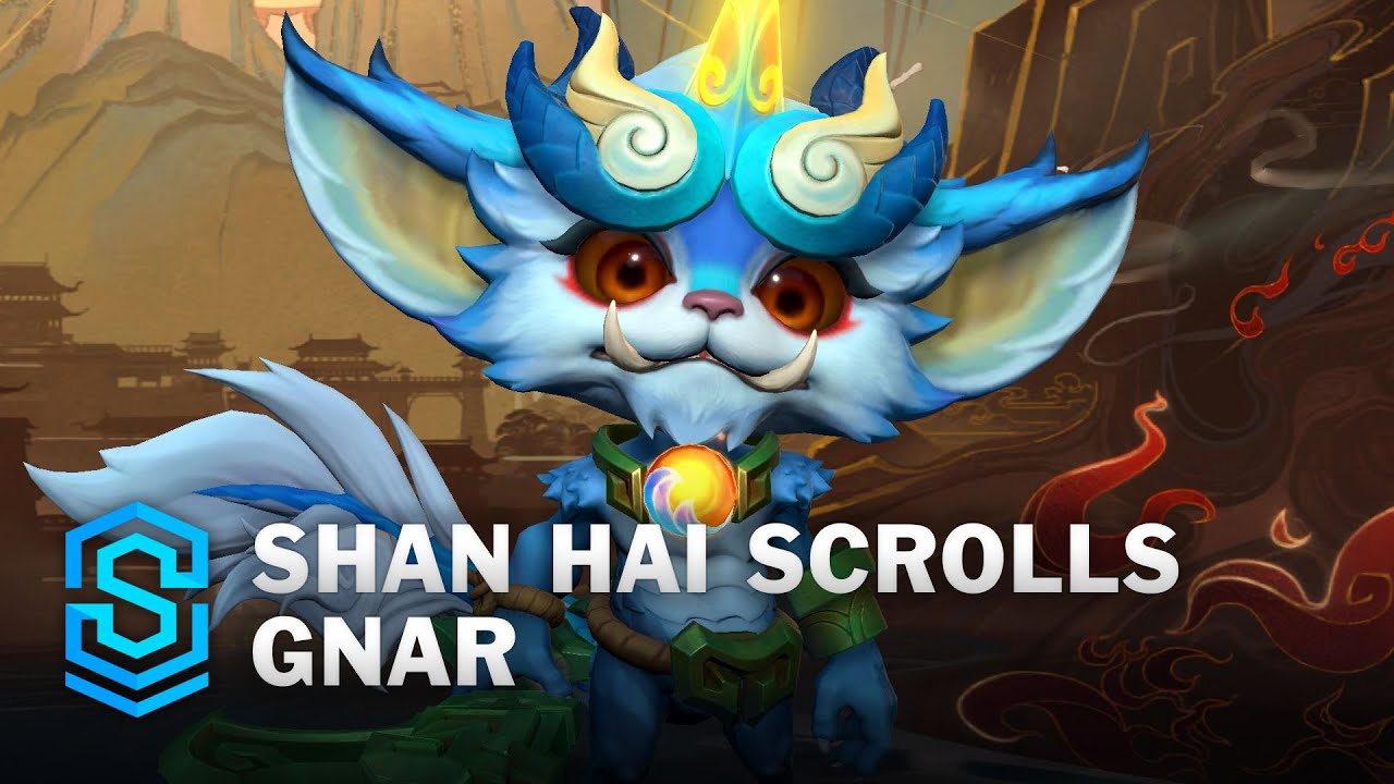 Shan Hai Scrolls Gnar Wild Rift Skin Spotlight