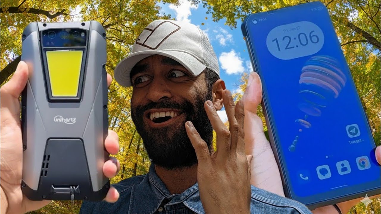 ✹o CELULAR com A MAIOR BATERIA do MUNDO 😨 UNIHERTZ TANK • 22000Mah • 256GB • 108MP • CAMERA INFRA