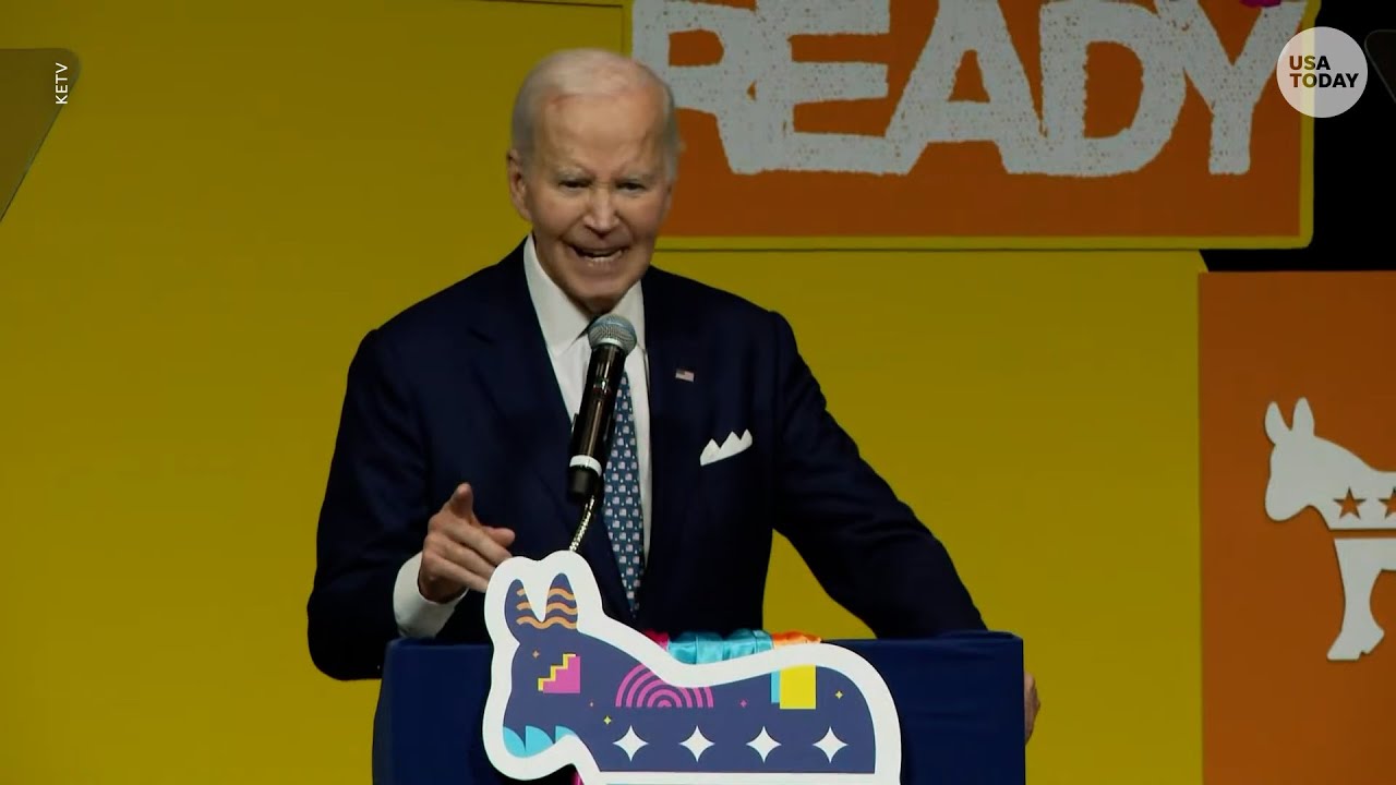 Former President Joe Biden slams Trump, government shutdown in speech at gala for Democrats